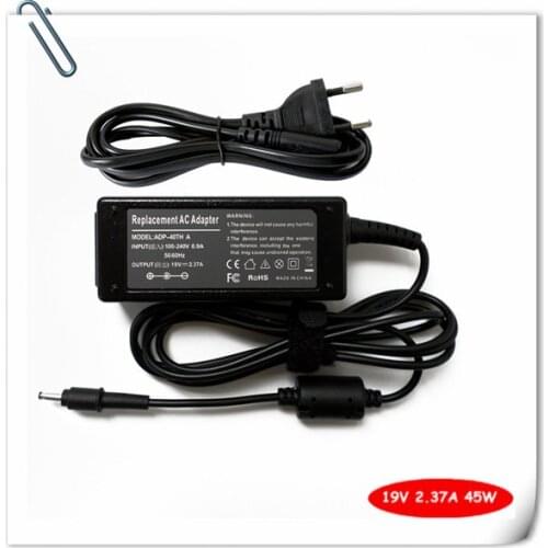 Power Supply Cord Battery Charger For Asus ZenBook UX21E/i5-2467M UX31E/i5-2557M UX31E-RSL8 19V 2.37A Laptop AC Adapter 45W