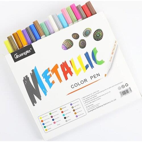 GUANGNA Washable Art Marker Pen for Drawing Creative DIY Signature pen Children Paint Marker pen Art Supplies For School Student