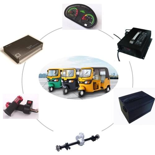 Servo Motor Kit 4kW 48V Rear Electric Tricycle Electric Car Conversion Axle