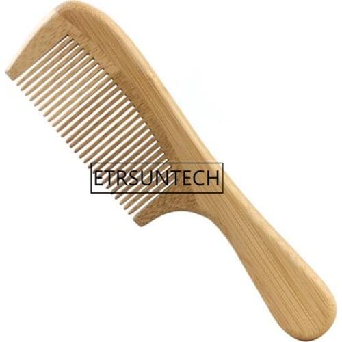 100pcs Bamboo Comb Anti Static Women Massage Hair Tools Party Favor and Gift Travel Souvenirs
