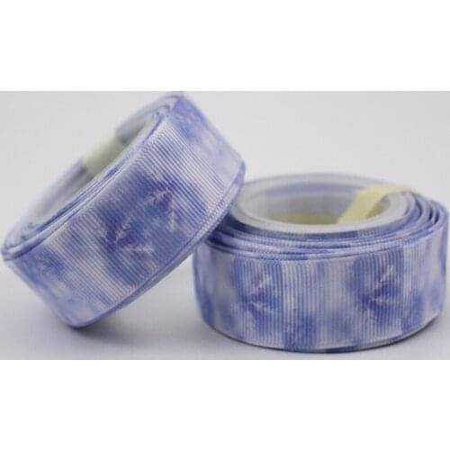 2pattern blue with snow printed grosgrain ribbon 9-75mm DIY handmade materials christmas wedding gift wrap tape ribbon