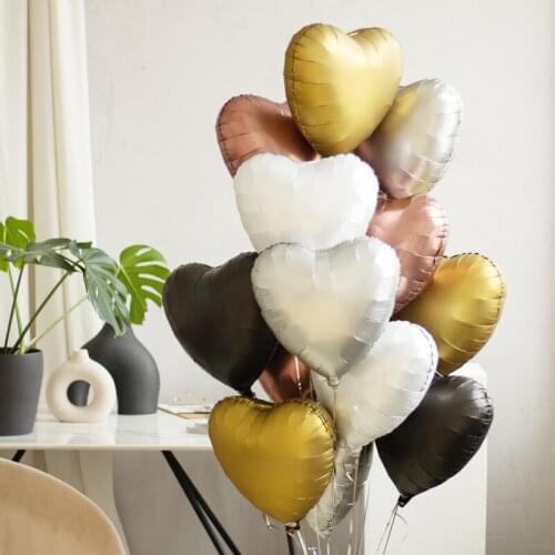 20/50pcs 18inch Gold Silver Metallic Chrome Foil Helium Balloons Baby Shower Wedding Decoration Birthday Party Event Supplies