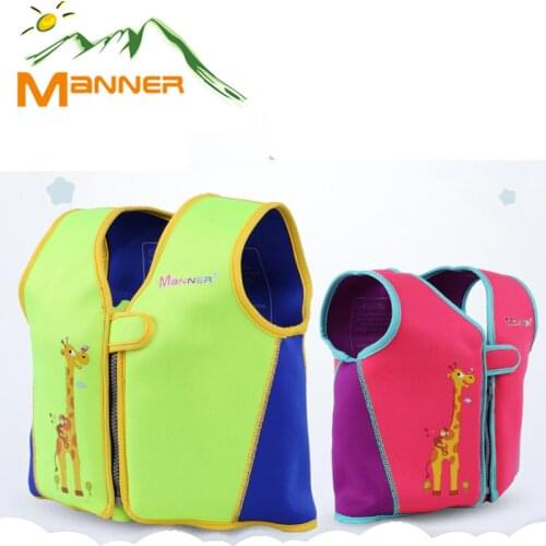 MANNER 2020 New Summer New Childrens Buoyancy Clothing Swim Life Vest Snorkeling Vest Clothing Removable Non-Life Jacket