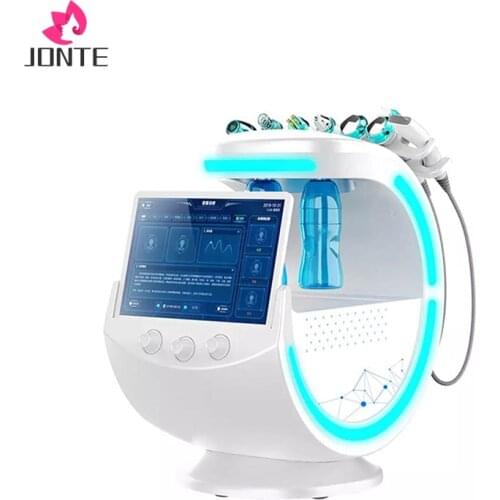 Newest 7 in 1 RF Face Lifting Skin Analysis Diamond Dermabrasion Aqua Facial Cleaning Machine