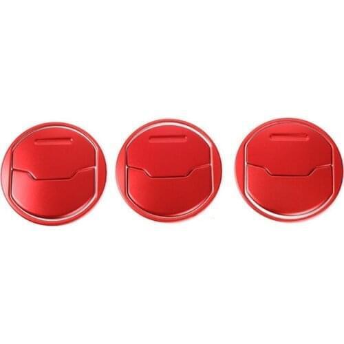 9 PCS Dashboard Console Central Air Outlet Vent Cover Trim for Ford Mustang 2015+ Car Accessories Auto Parts