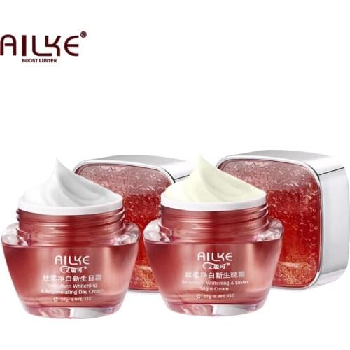 AILKE rose face cream sets Anti-Aging Wrinkle Brightening Moisturizing Whitening Freckles women beauty facial care Cosmetics