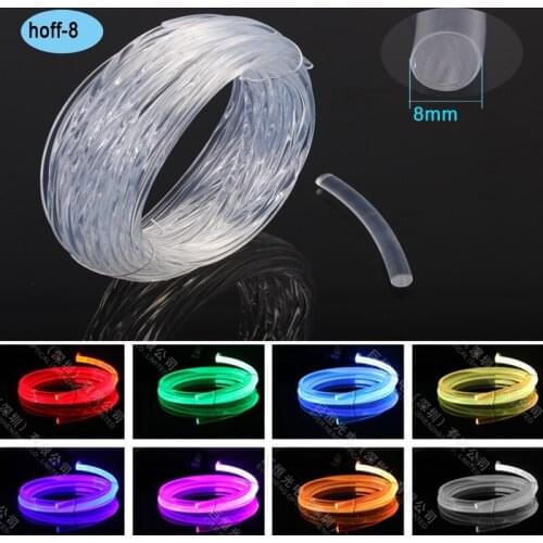 ANTI-UV jacket under concrete use side light decoration optic fiber cable for carlos google user