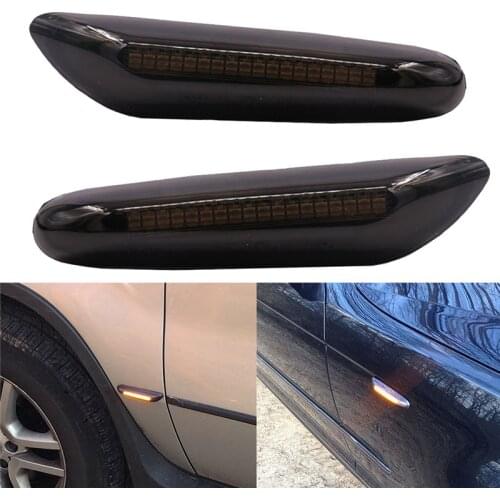 Car LED Dynamic Turn Signal Lights Turn Indicator Blinker Lamp Side Marker For BMW 1 3 5 series x1 x3 E60 E61 E90 E91 E81 E83