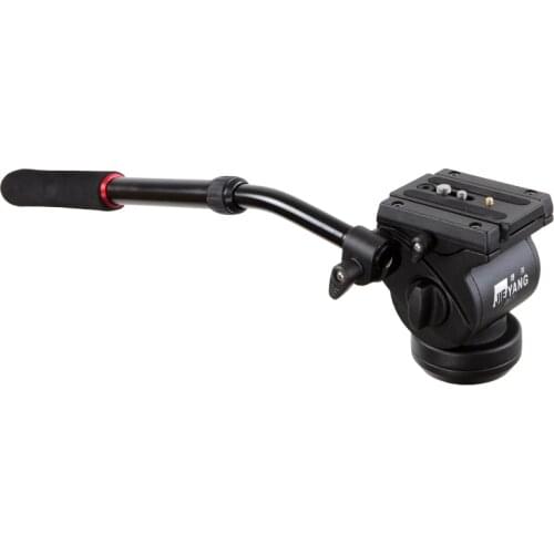 Jie Yang JY0606H flat mouth PTZ for Manfrotto 500ah 701 501 577 fast plate