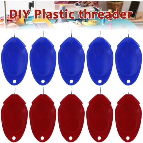 10pcs/lot Sewing Machine Needle Threader Stitch Insertion Tool Diamond Painting Accessories Sewing Tools Cross Stitch Knitting