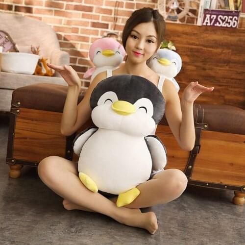 Penguin Plush Toys for Children Cute Cartoon Animal Penguin Stuffed Doll Girls Lovers Valentines Gifts Super Soft Sofa Pillows