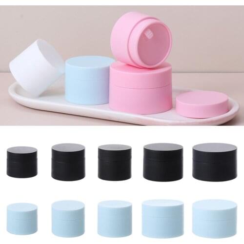Portable Plastic Refillable Bottle Makeup Cream Jar Empty Cosmetic Plastic Box Travel Bottle 5g/15g/20g/30g/50g