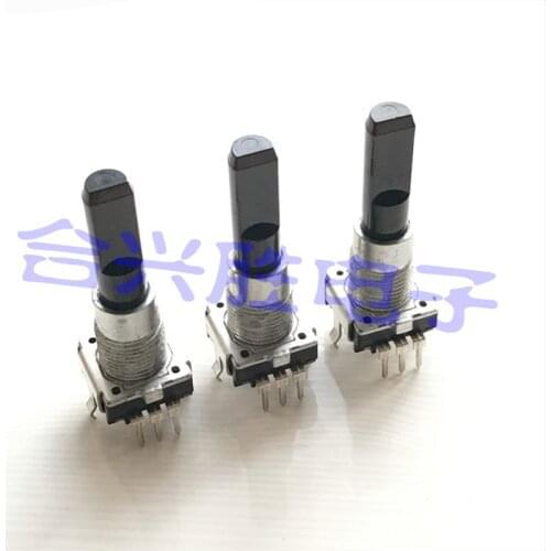 EC12 rotary encoder damping feel 24 pulse power amplifier sound volume adjustment potentiometer EVEKD2F3524M shaft length 30mm