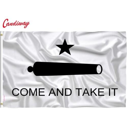 ANLEY Come And Take It Flag Texas Gonzales NRA flags Texas Revolution Military Spartan 3x5 feet NN028
