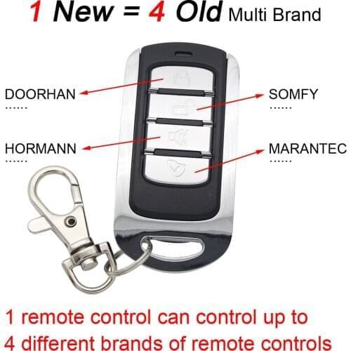 Garage Door Gate Remote Fixed Code 315 390 868 433.92MHz Remote Control Duplicator Gate Control Garage Command Transmitter