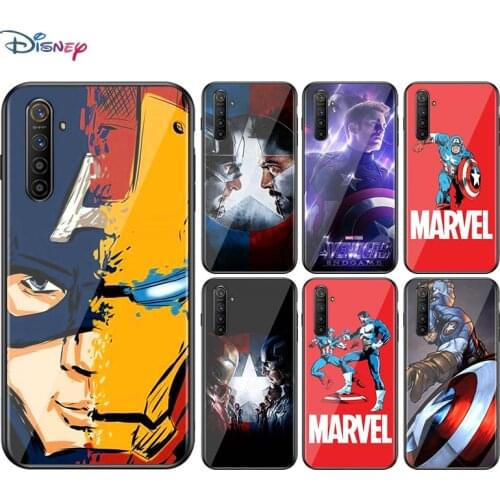 Marvel Avengers Captain America Super Hero For OPPO F5 F7 F9 F11 R9S R15X R17 Neo K3 K5 A5 A7 A9 A11X Pro Soft Black Phone Case