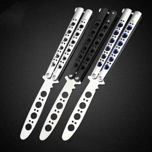 Butterfly In Knife BM40 BM41 BM42 Trainer Training Knife Comb Outdoor Survival Camping Hunting Knife EDC Tool Free-swinging