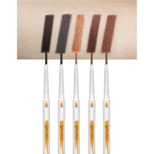 Waterproof Eyebrow Pencil Double-headed Waterproof Ultra Fine Triangle Eyebrow Pencil Fashion Eyebrow Liner Makeup Tools