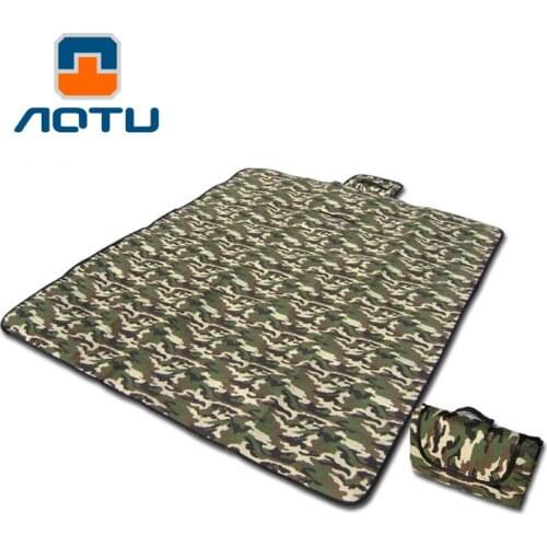 High Quality 2020 Outdoor 180*150cm Camouflage picnic barbecue mat PE Cotton crawl dampproof mat tent