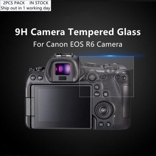 EOSR6 Camera Glass 9H Hardness Tempered Glass Ultra Thin Full Screen Protector for Canon EOS R6 eos r6 Camera Cover Film