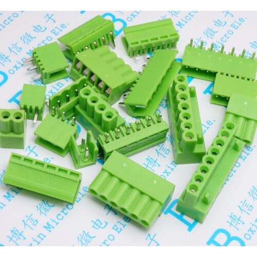 Green HT3.96MM 2P3P4P5P6P8P HT3.96 terminals bent shackle