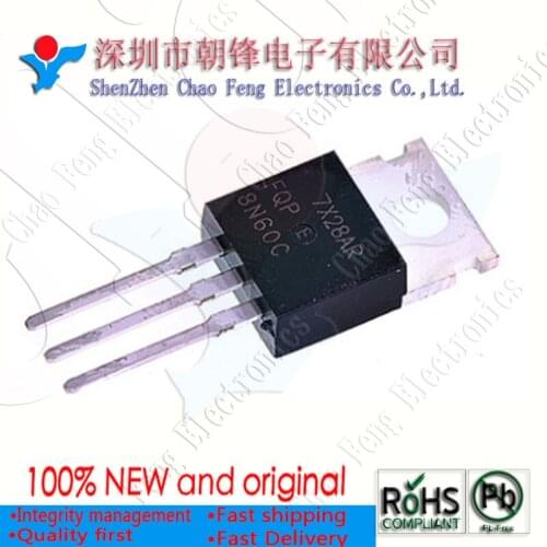 10PCS FQP8N60C TO220 8N60C TO-220 MOSFET N-CH 600V 7.5A New original
