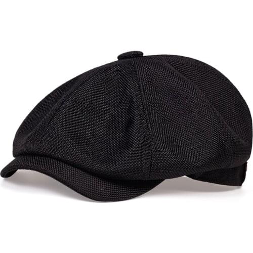 2020 High Quality Unisex Wild Octagonal Cap Casual Newsboy Hat Spring and Autumn Retro Beret Hat Wild Casual Hats Pumpkin Hat