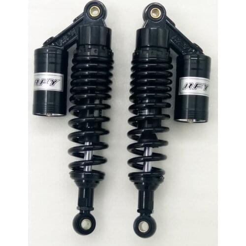 8MM SPRING 305MM 12 INCH AIR/NITROGEN MOTORCYCLE SHOCK ABSORBERS FOR YAMAHA XV1100 XV1000 XV750 XV700 BLACK