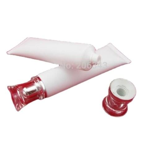 30ml white soft tube or mildy wash tube or butter or handcream tube with acrylic silver lid