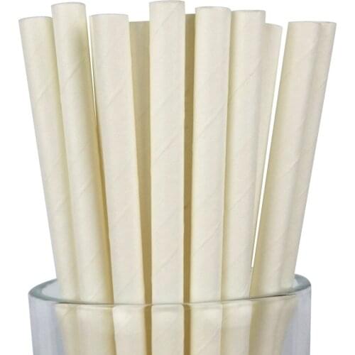 Free Shipping White Paper Straws biodegradable Black Paper Straws Solid Plain Paper Drinking Straws 10500pcs