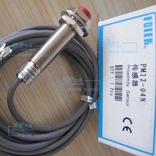 Free shipping high quality Original Taiwan FOTEK Yang Ming PM12-04N proximity switch sensor three-wire straight open PM12-04N