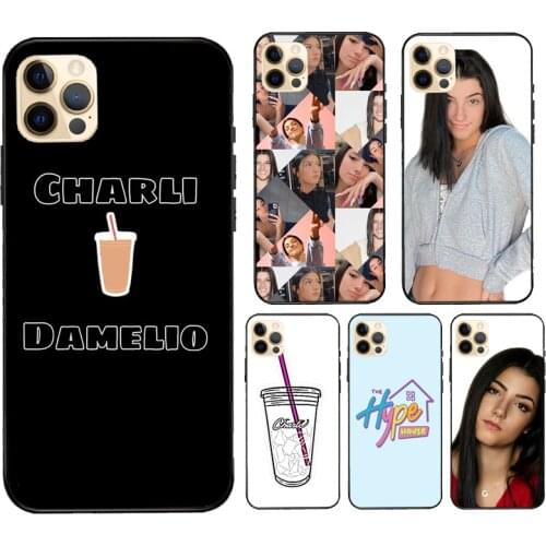 Charli Damelio Case For iPhone 11 Pro Max 12 mini Coque For iPhone XR X XS Max SE 2020 6S 7 8 Plus