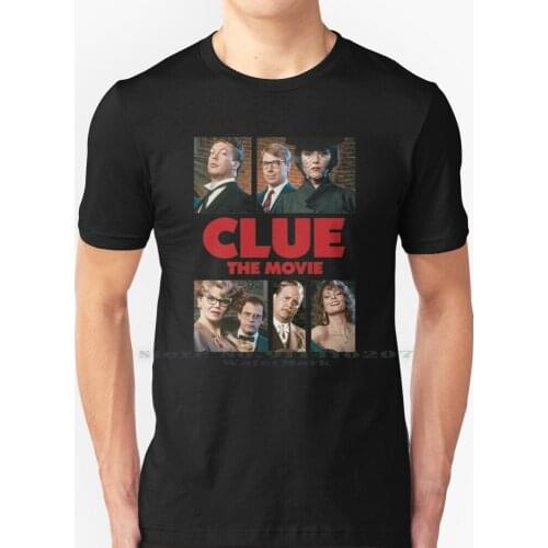 Classic Movie T Shirt 100% Pure Cotton Clue Tim Curry 1980s Eighties Nineties Eighties Movies Retro Murder Murder Mystery Paper