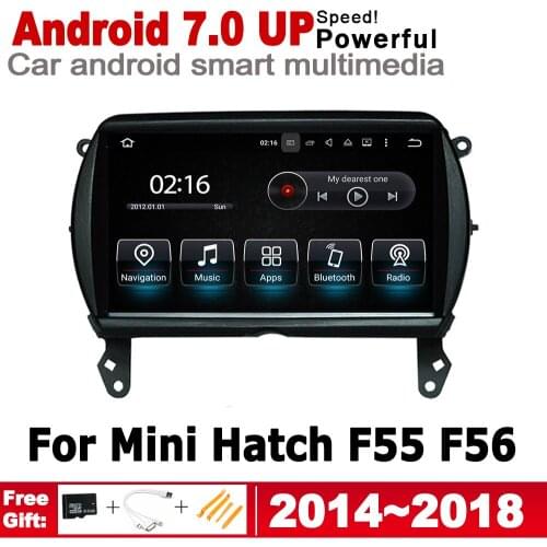 HD Screen Stereo Android 7.0 up Car GPS Navi Map For Mini Hatch F55 F56 2014~2018 Original Style Multimedia Player Auto Radio