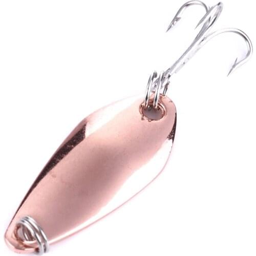 HEGNJIA 1PCS Metal Mini 3.7g 35mm Spinners Spoon Fishing Lure Isca Artificial Wobbler Hard Bait