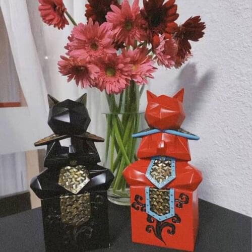 Chinese Style Home Decor Room Decor Fortune Cat Tabletop Small Items Ornaments Statue Ornament Home Accessories Holiday Gifts