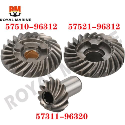 Gear Set 57521-96312 57510-96312 57311-96310 For Suzuki Outboard DT-25 fit 1983-1988 years