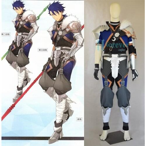 Fate/Grand Order FGO Lancer Cu Chulainn Cosplay Costume Uniform Halloween Carnival Outfit Suit For Men 2021 NEW