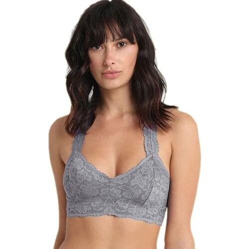 MiaoErSiDai Women Full Lace Sexy Bra Ladies Summer Bralette Breathable Bra Seamless Underwear Unlined Lingerie Thin Brassiere