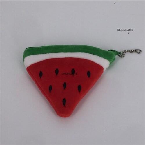 Kawaii Cartoon Fruits & Animals - 10CM Plush Cotton Purse ; Girls Pocket Coin BAG Kid Key Wallet Pouch ; Hand BAG Pouch Wallet