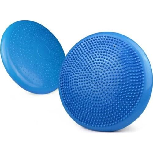 33cm Inflatable Yoga Double face Massage Ball Sports Gym Fitness Yoga Wobble Stability Balance Disc Massage Cushion Mat