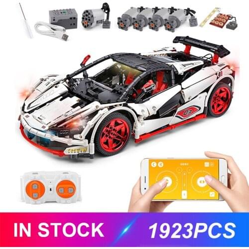 Mould King 13067 lcarus App Remote Control Sportcar Compatible MOC-4562 Building Blocks Bricks Birthday Educational Toys Gifts