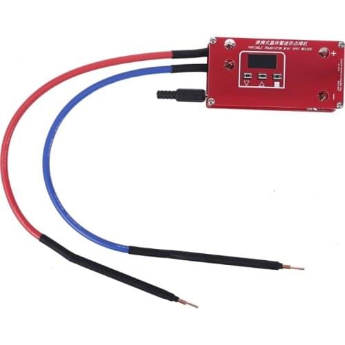 Portable Transistor DIY Mini LCD Display Spot Welding Machine with 2 Mos Tubes
