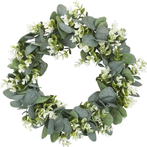 Christmas Plant wreath Wedding holiday supplies Door decoration Diy Photo props Plant flower background wall Garlands Home Decor