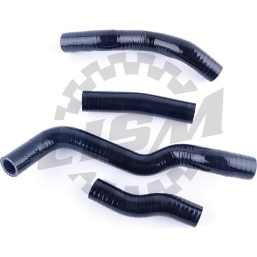 Silicone Radiator Coolant Hose Kit For Kawasaki KLX250 DTRACKER 08-15 Black Version