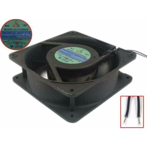 Ball SJ1238HA2 AC 220V-240V 0.13A 2-wire 120X120X38mm Server Cooling Fan