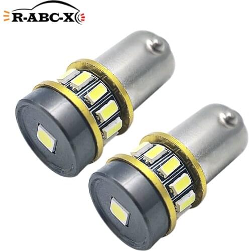 RUIANDSION 2Pcs BA9S T4W 300Lm 10V-30V 12V 24V Car Dome Reading Led Bulb Door Light Auto Clearance Lamp 3030SMD 3014SMD Chipset