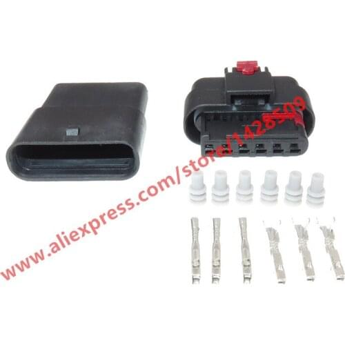 5 Set 6 Pin Sealed Female Male Auto Connector Use For Benz And Bmw 1-1924292 TS16949