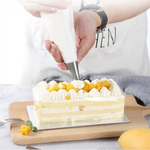 6PCS/set Cream Nozzle Mouth Jam Cake cookies Puff DIY Decorator Stainless Steel Multiple models Reusable Kitchen Baking tools