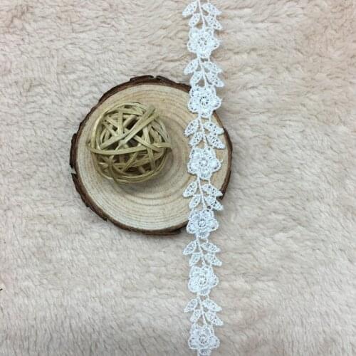 Hot selling Clothing accessories DIY water soluble lace jewelry lace polyester light bar code with the universal section